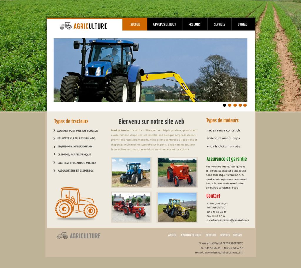 Création de Site Web Agriculteur Agriculture Graphisme et site I-P-W agence Web Marseille Aix télétravail partout en France