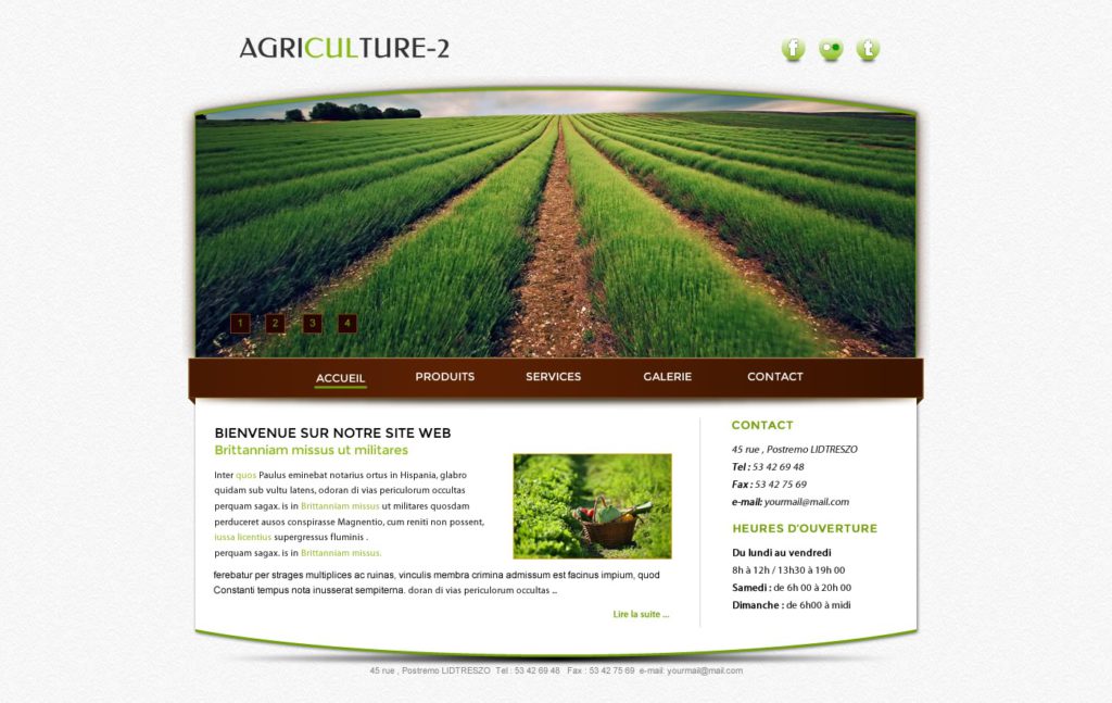 Création de Site Web Agriculteur Agriculture Graphisme et site I-P-W agence Web Marseille Aix télétravail partout en France