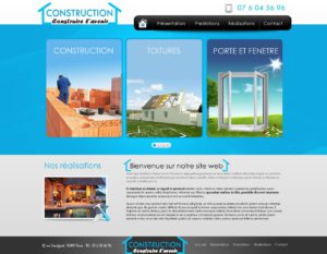 Création de Site Web Construction Bâtiment Graphisme et site I-P-W agence Web Marseille Aix télétravail partout en France