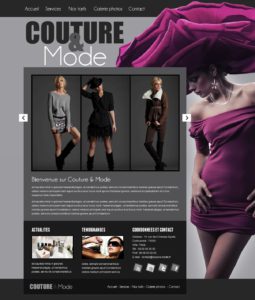 Création de Site Web Couture Couturière Graphisme et site I-P-W agence Web Marseille Aix télétravail partout en France