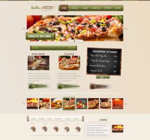 Création de Site Web Pizzeria Fast Food Graphisme et site I-P-W agence Web Marseille Aix télétravail partout en France