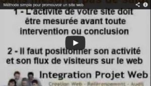 Vidéo Une méthode simple pour promotionner son site-web I-P-W agence web en télétravail partout en France