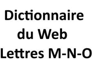 Dictionnaire du web Lettres M N O L'agence Web I-P-W Marseille Aix en Provence en Télétravail partout en France